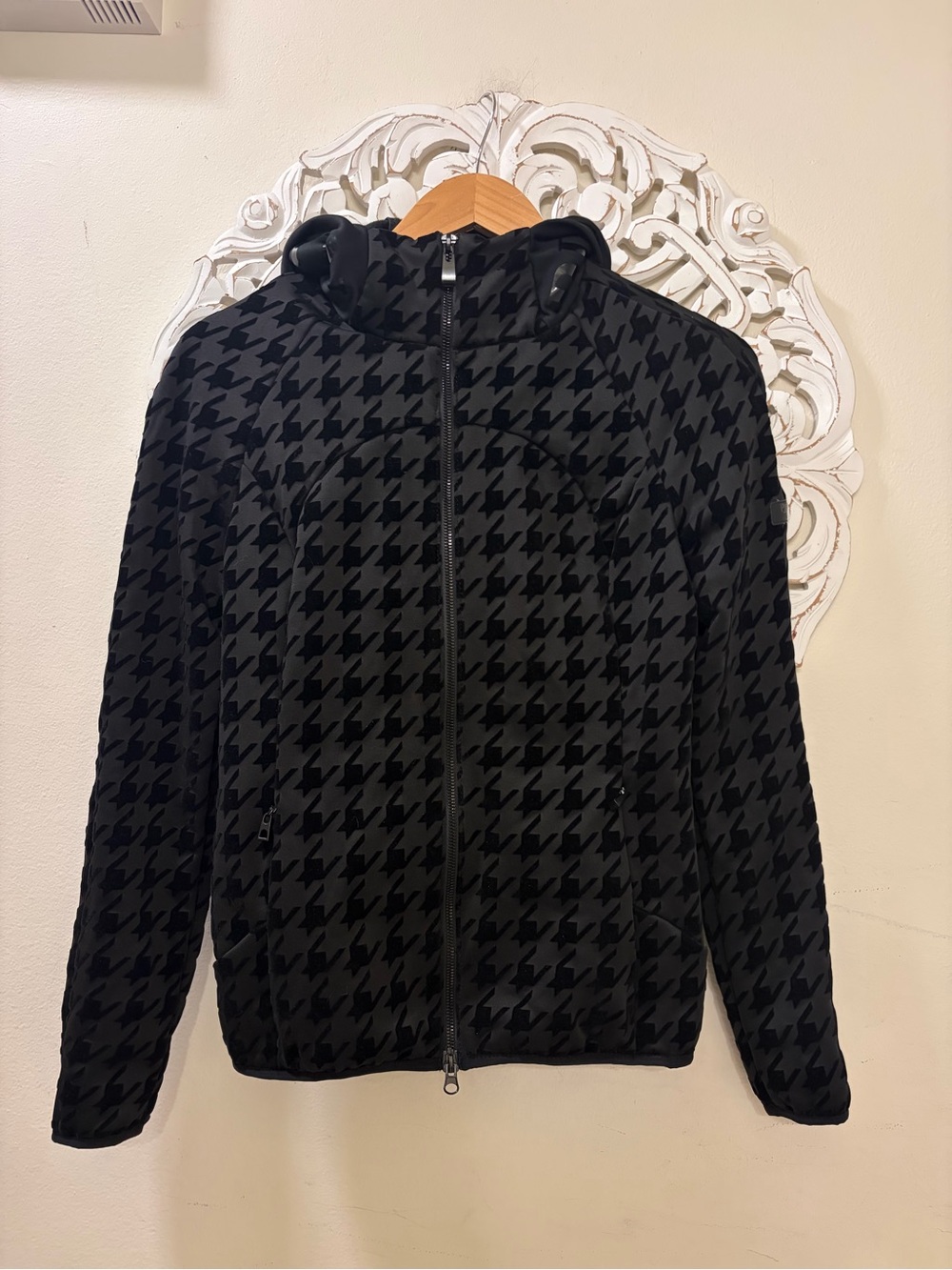 Pikeur Seline Selection Houndstooth Ladies' Fleece Jacket EU 38 US 10 Exc. Shape